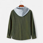 Old Fortune | Heren jack met capuchon – corduroy klassieker herfst/winter