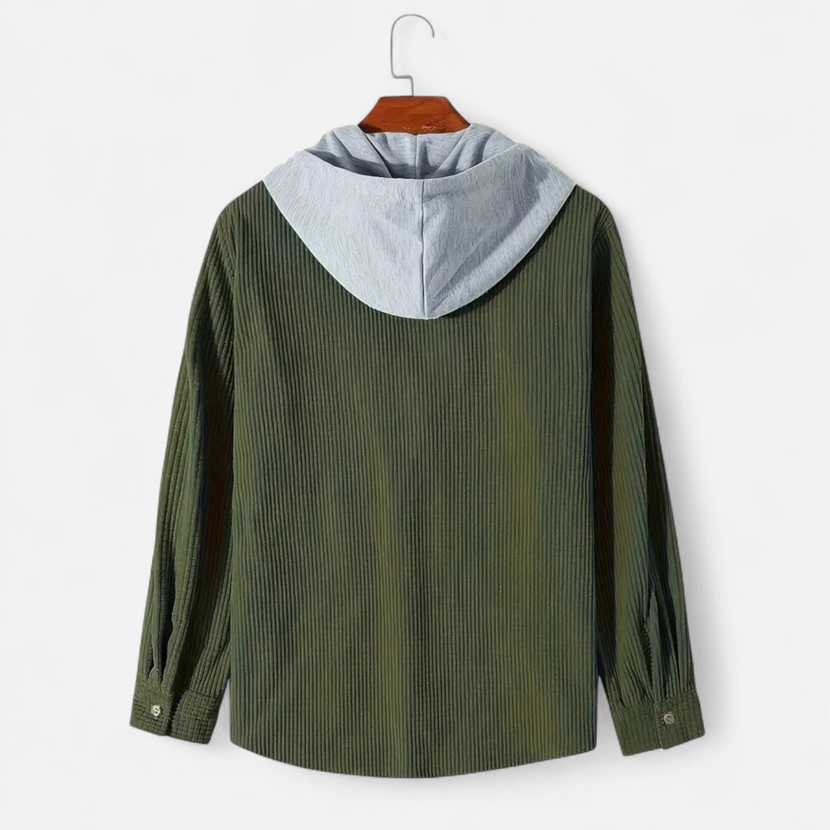 Old Fortune | Heren jack met capuchon – corduroy klassieker herfst/winter
