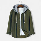 Old Fortune | Heren jack met capuchon – corduroy klassieker herfst/winter