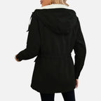 Old Fortune | Women's Winter Trench Coat with Adjustable Belt