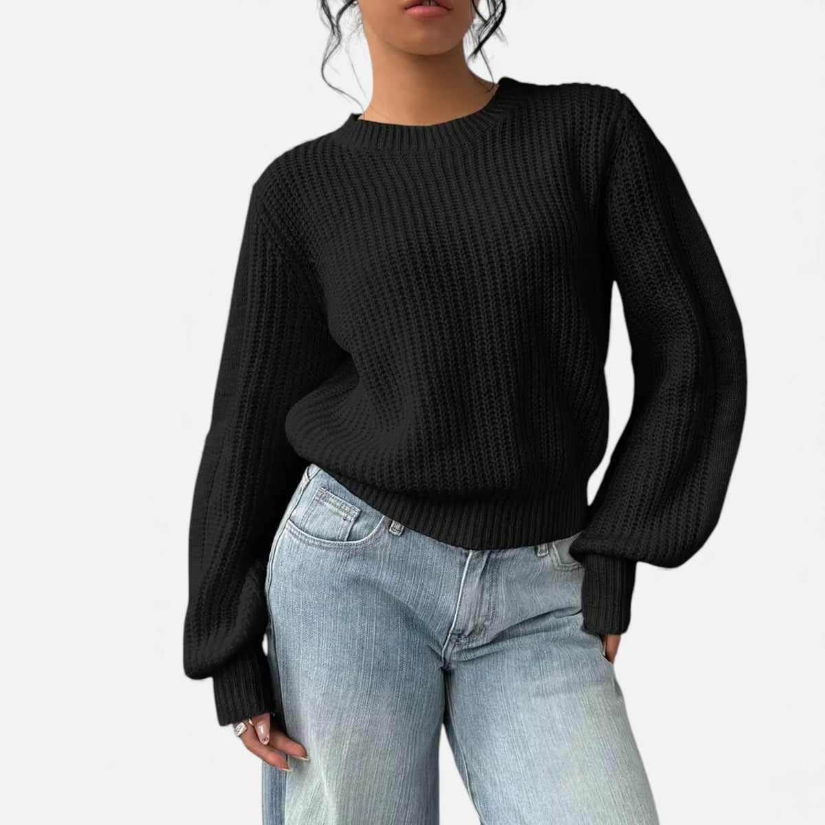 Old Fortune | Elegant Women's Sweater with Long Sleeves