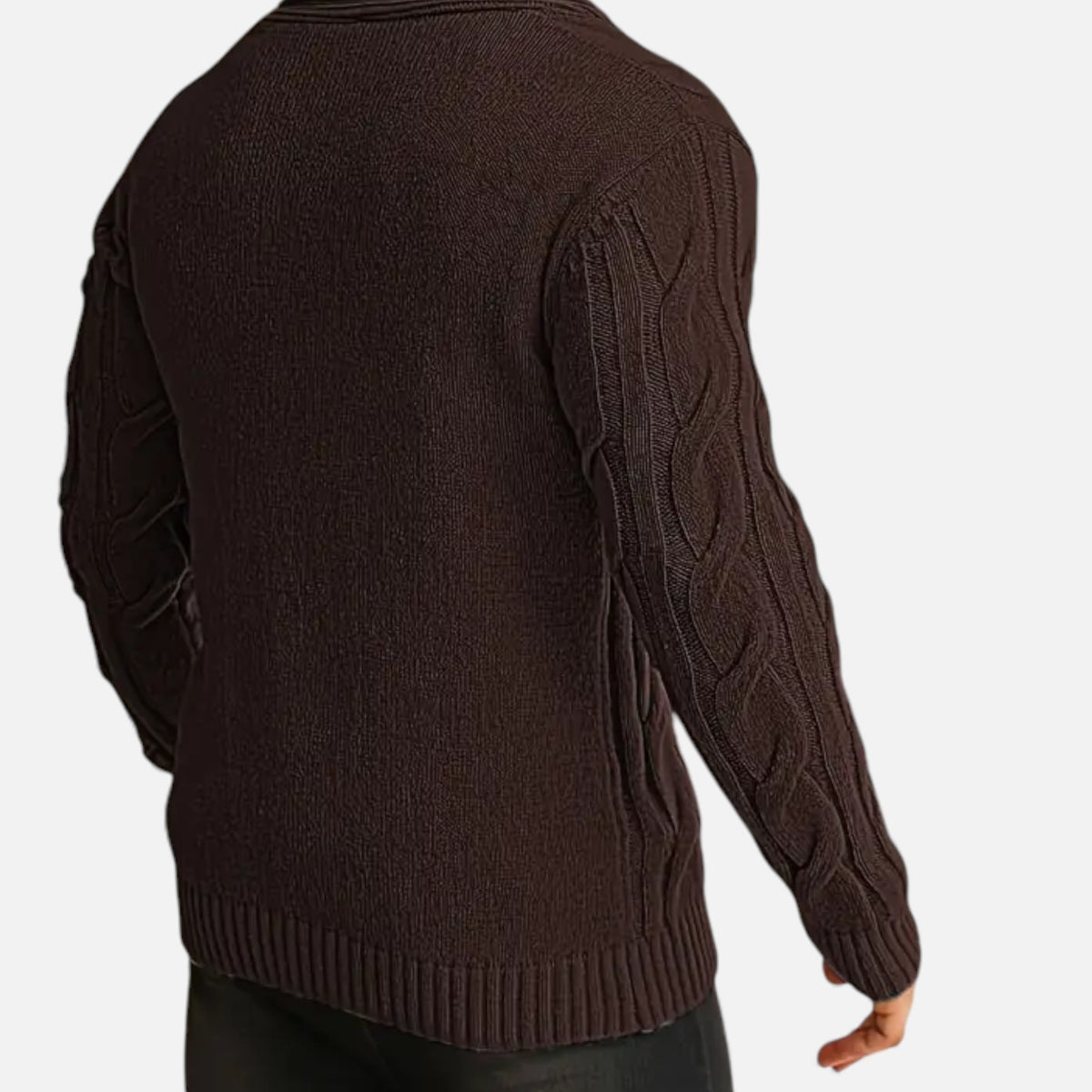 Old Fortune | Męski sweter kardigan z guzikami