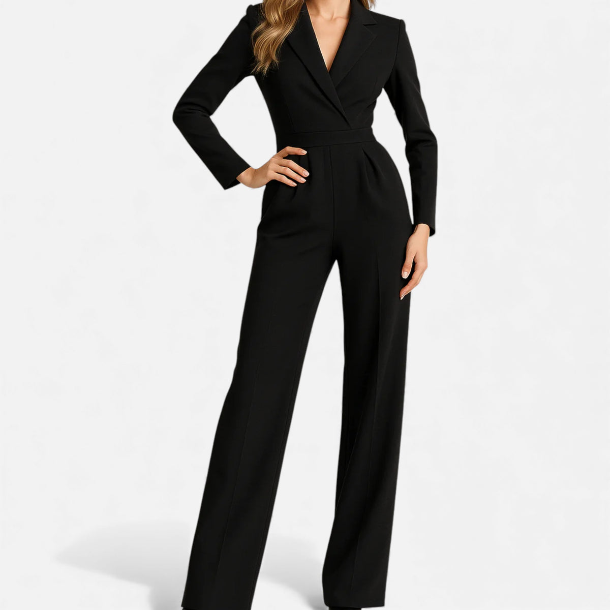 Old Fortune | Dames jumpsuit met diepe V-hals