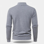 Old Fortune | Męska Kardigan Dzianinowy Half-Zip