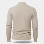 Old Fortune | Męska Kardigan Dzianinowy Half-Zip