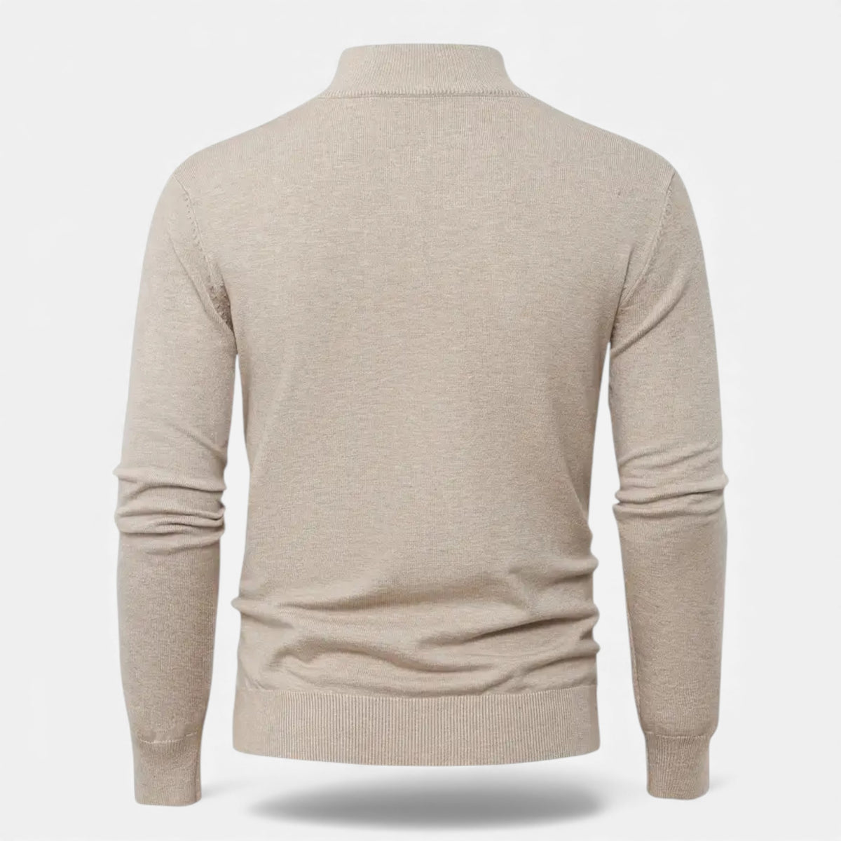 Old Fortune | Męska Kardigan Dzianinowy Half-Zip