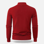 Old Fortune | Męska Kardigan Dzianinowy Half-Zip