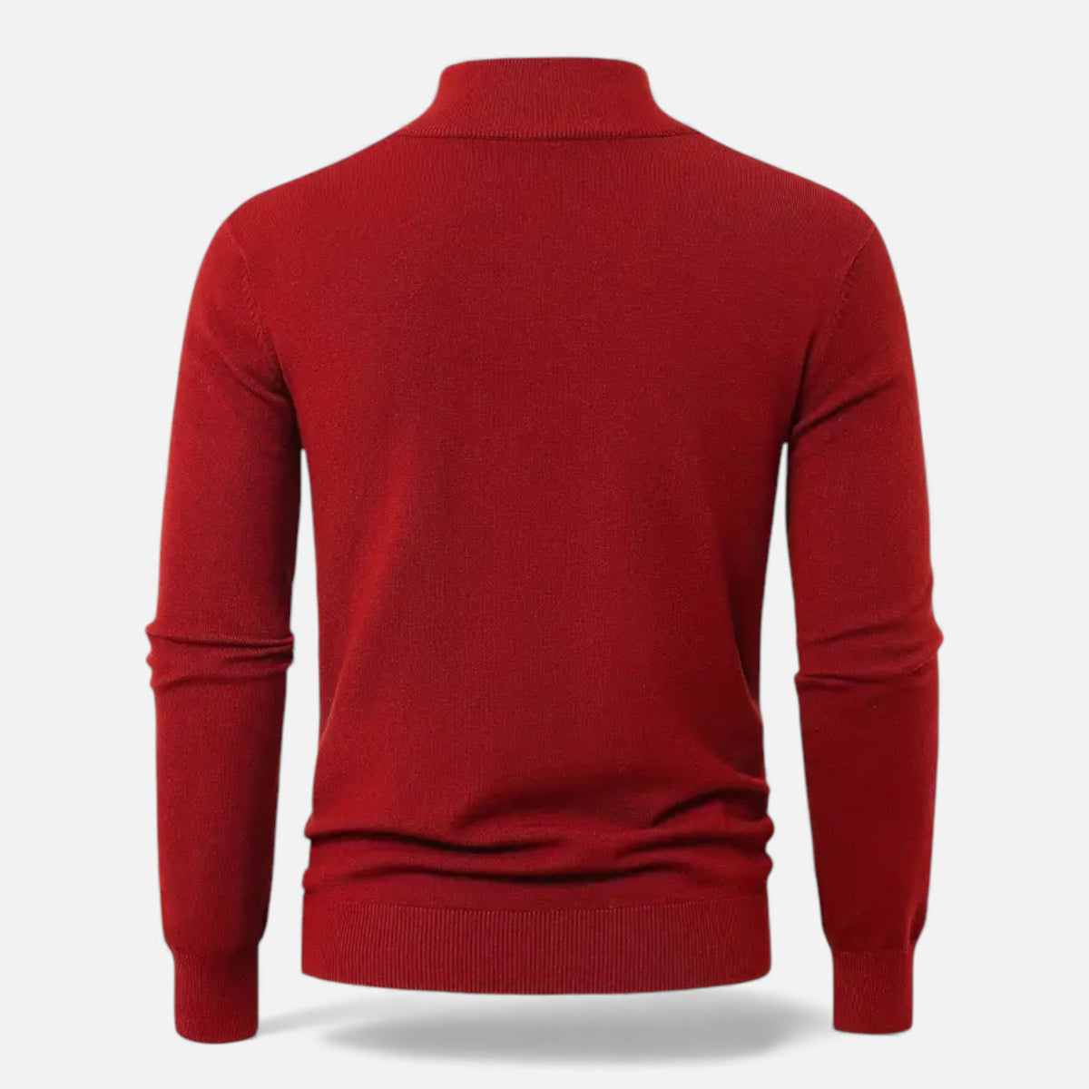 Old Fortune | Męska Kardigan Dzianinowy Half-Zip
