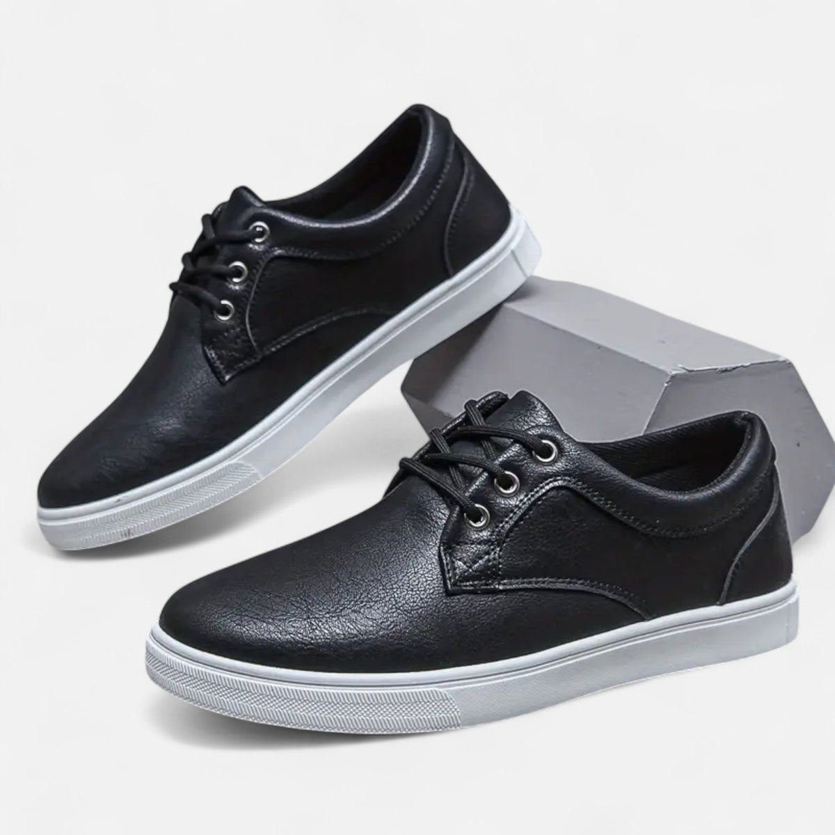Old Fortune | Herren-Skate-Schuhe – Rutschfeste geschnürte Sneaker  