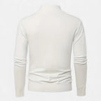 Old Fortune | Męska Kardigan Dzianinowy Half-Zip
