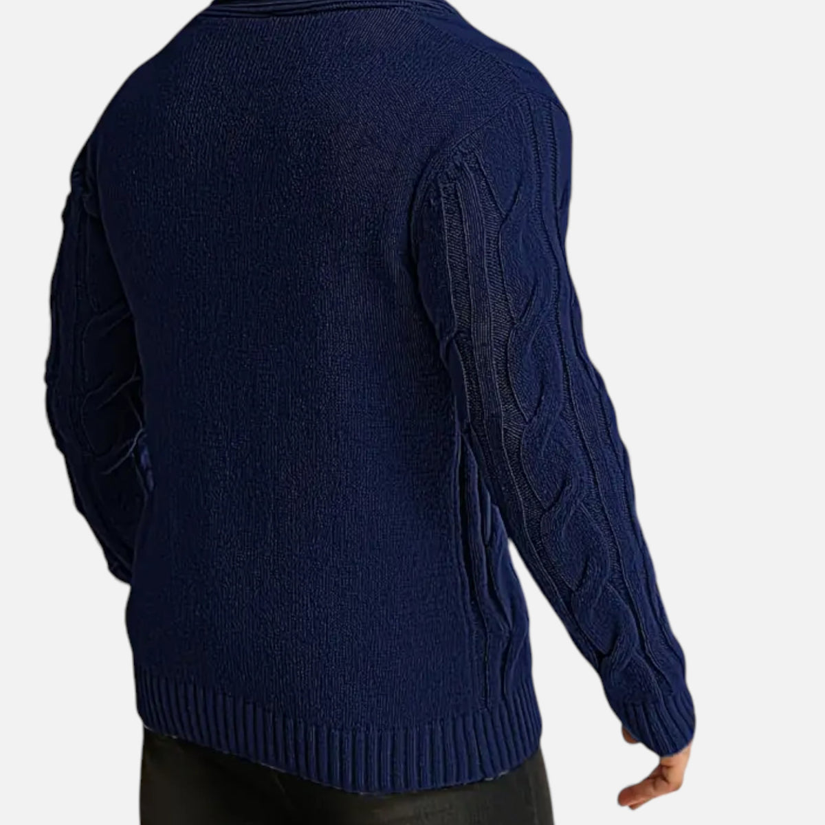 Old Fortune | Heren cardigan trui met knopen