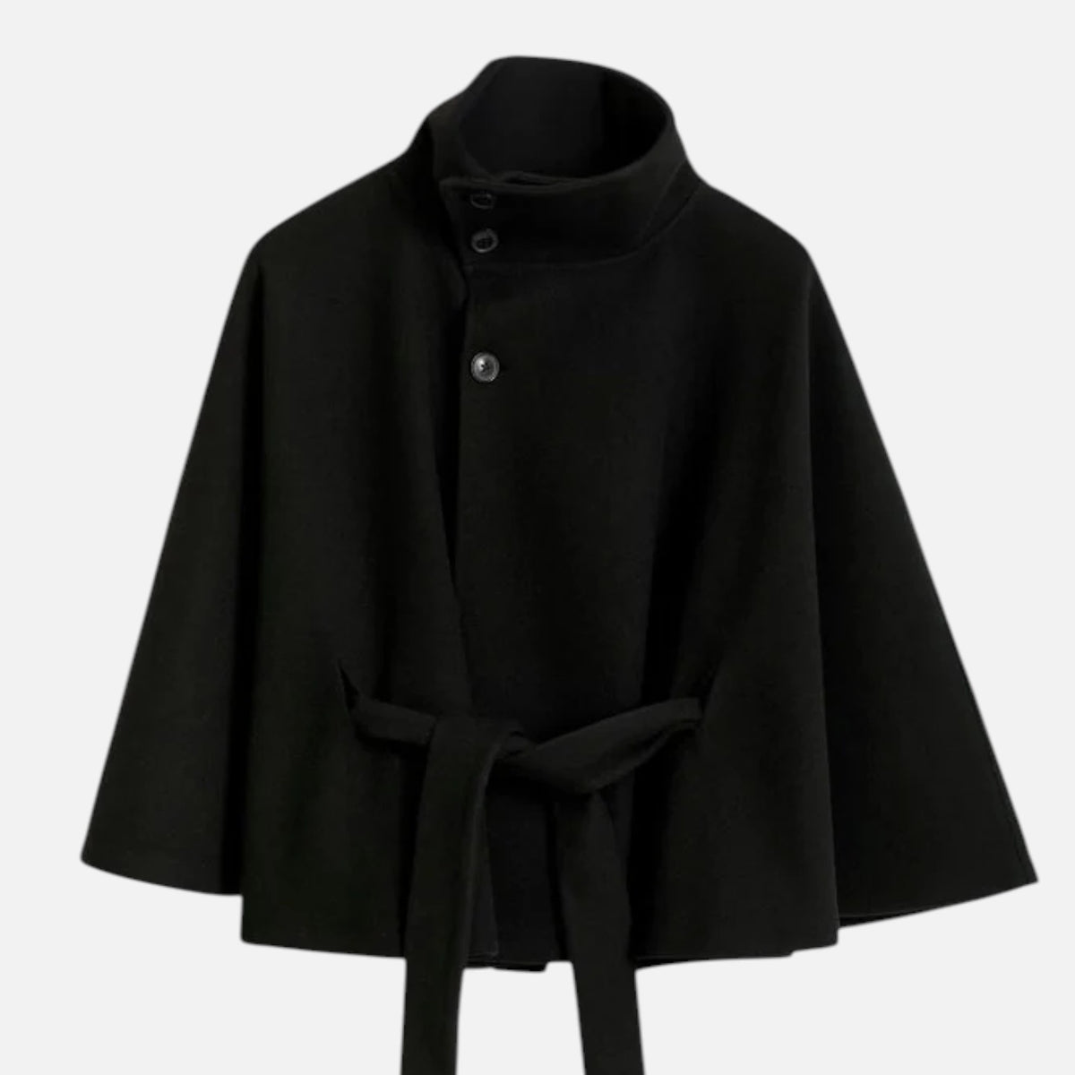 Old Fortune | Damenjacke mit Cape-Ärmeln und hohem Kragen