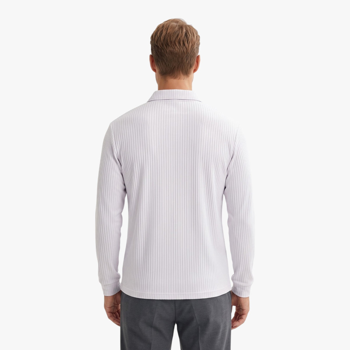 Old Fortune | Geripptes Poloshirt für Herren
