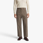Old Fortune | Men's wide-leg ribbed denim pants