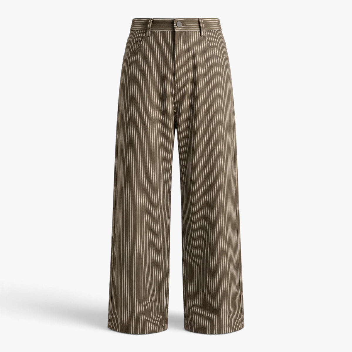 Old Fortune | Men's wide-leg ribbed denim pants