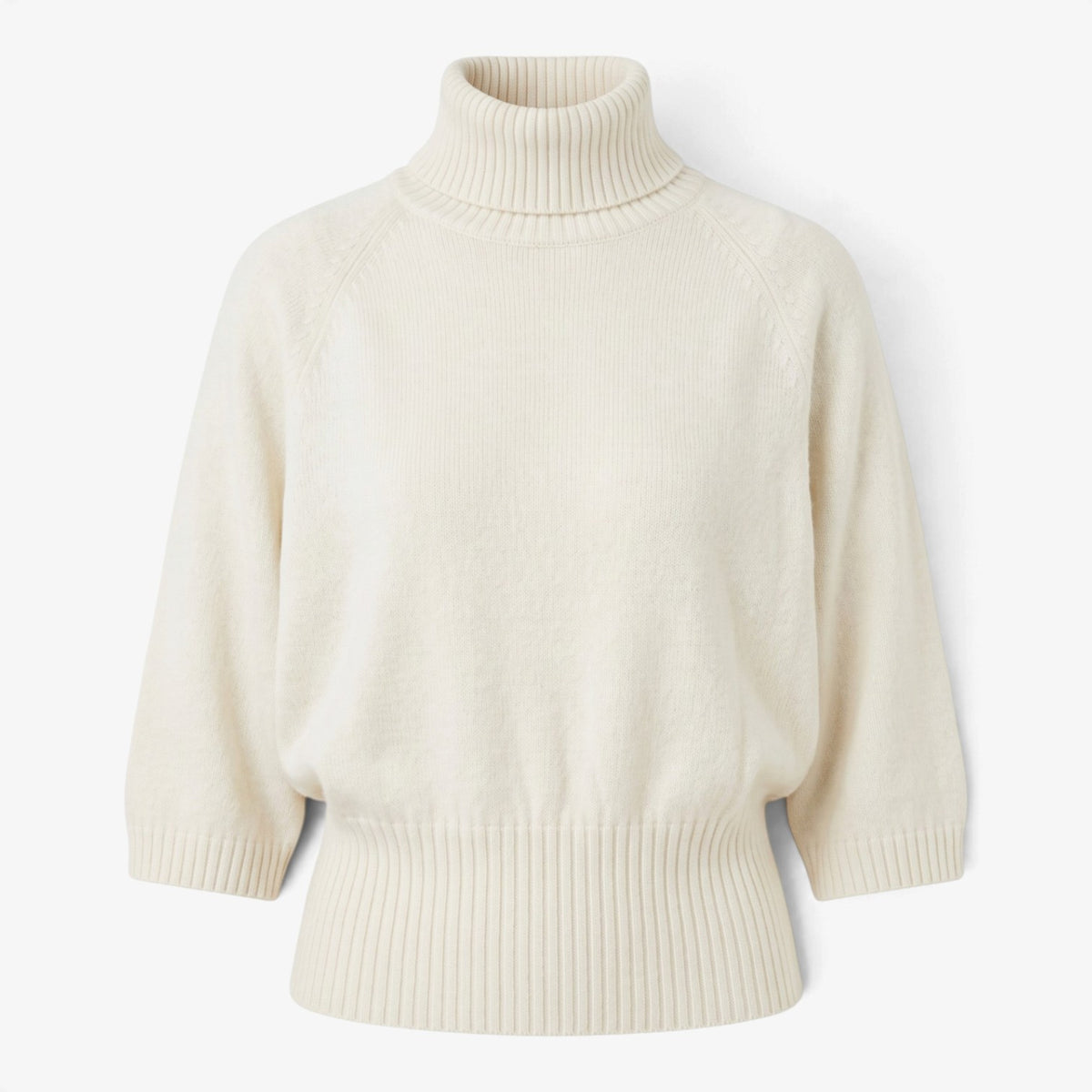 Old Fortune | Sweter z golfem i raglanowymi rękawami