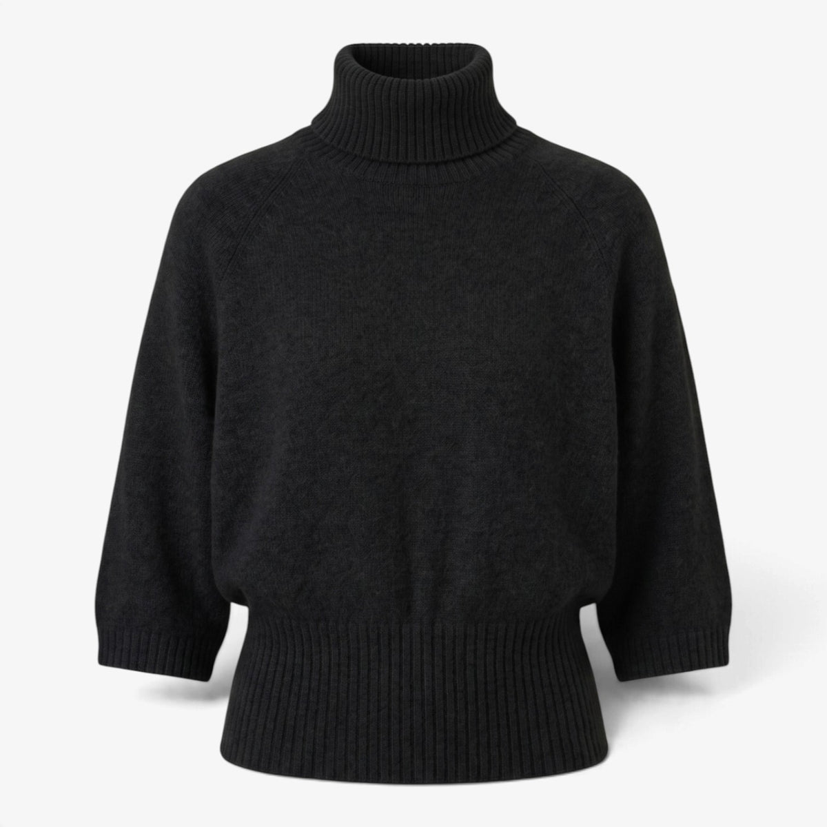 Old Fortune | Sweter z golfem i raglanowymi rękawami