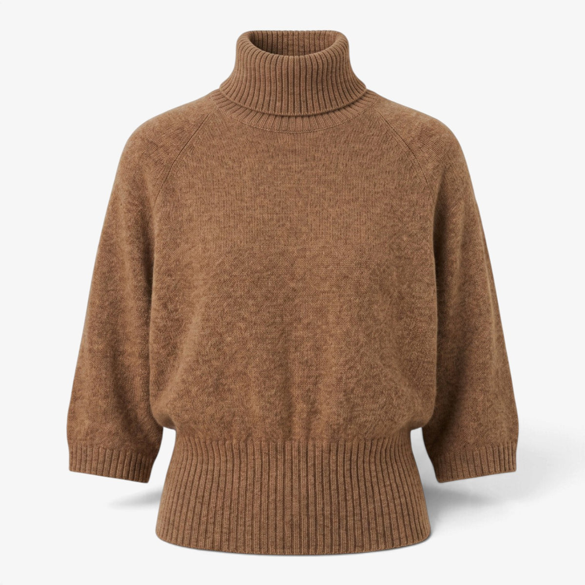 Old Fortune | Sweter z golfem i raglanowymi rękawami
