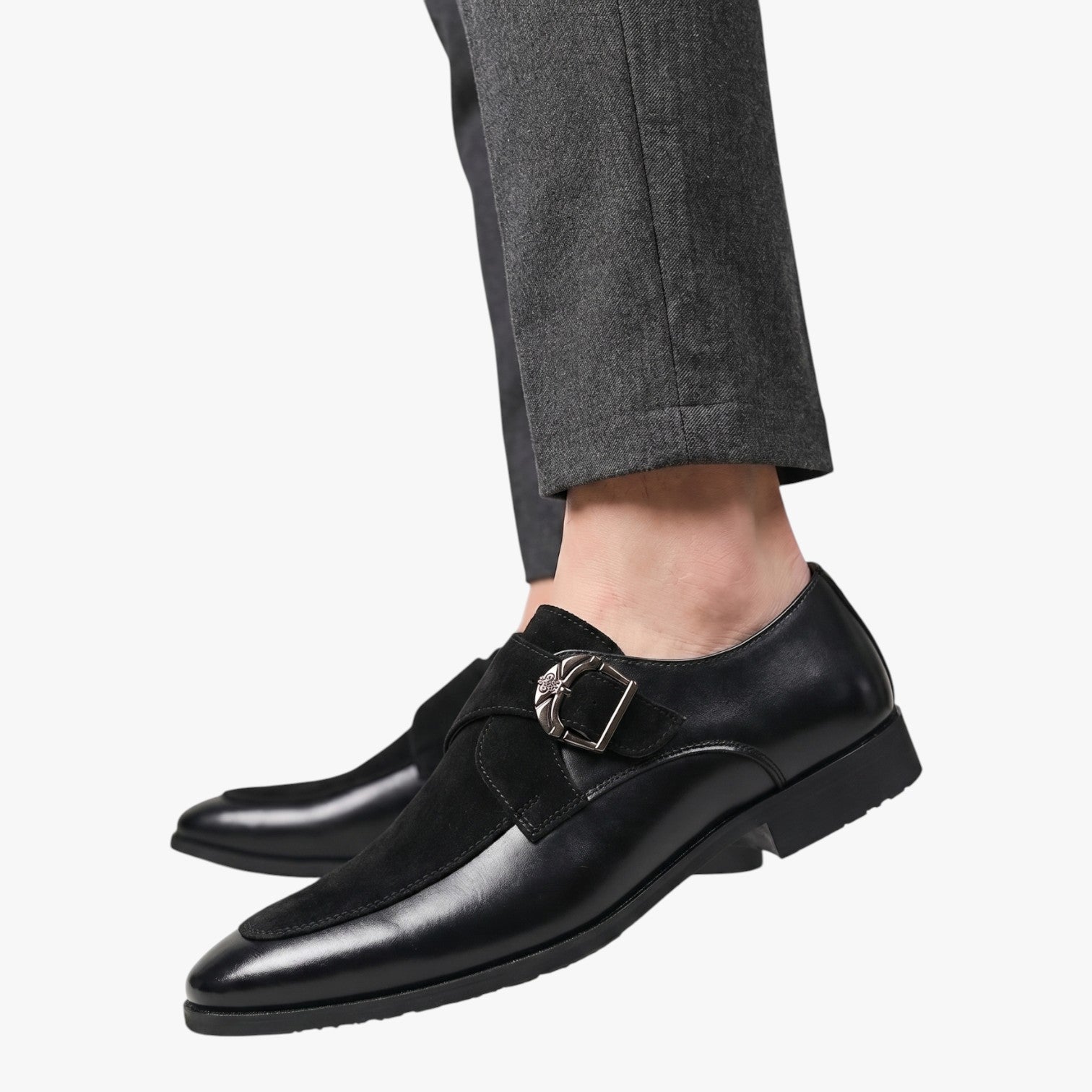 Old Fortune | Herren Anzugschuhe mit Dekorativer Schnalle
