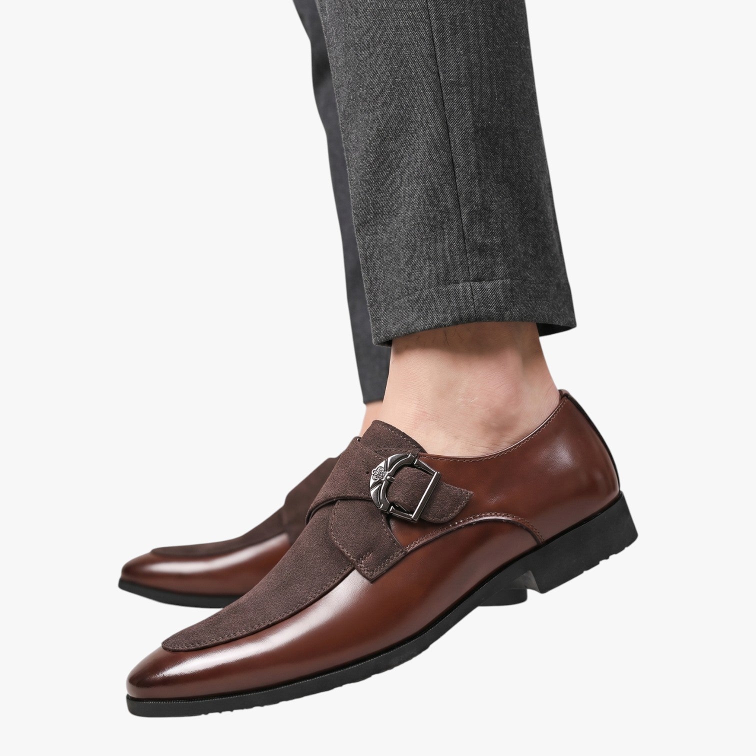 Old Fortune | Herren Anzugschuhe mit Dekorativer Schnalle