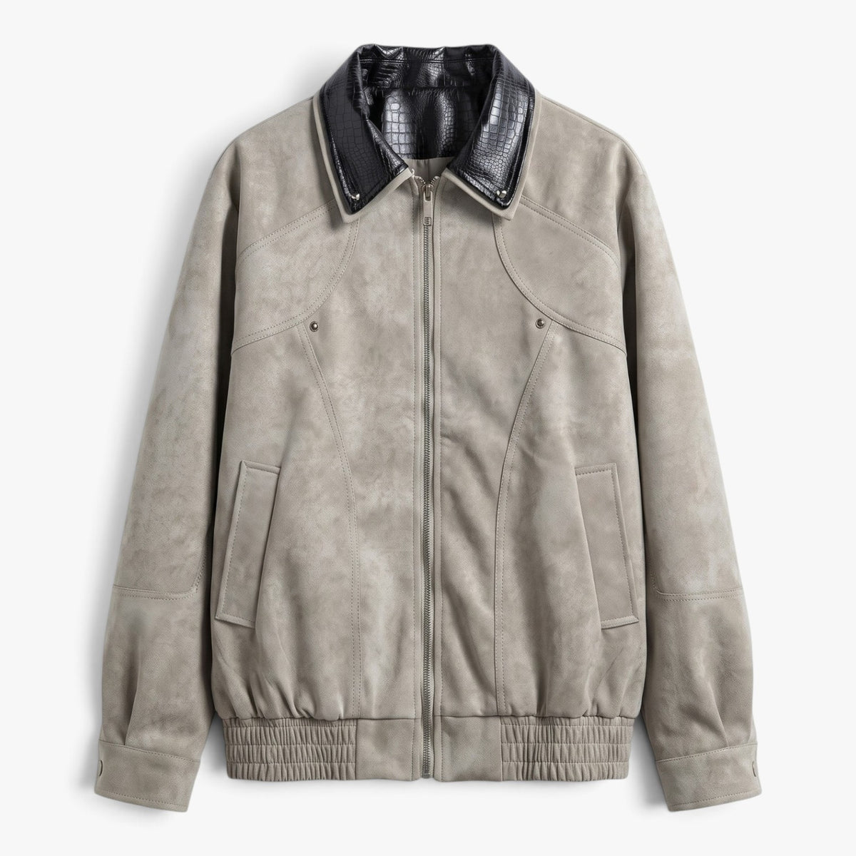 Old Fortune | Herren-Freizeitjacke mit kontrastierendem Kragen