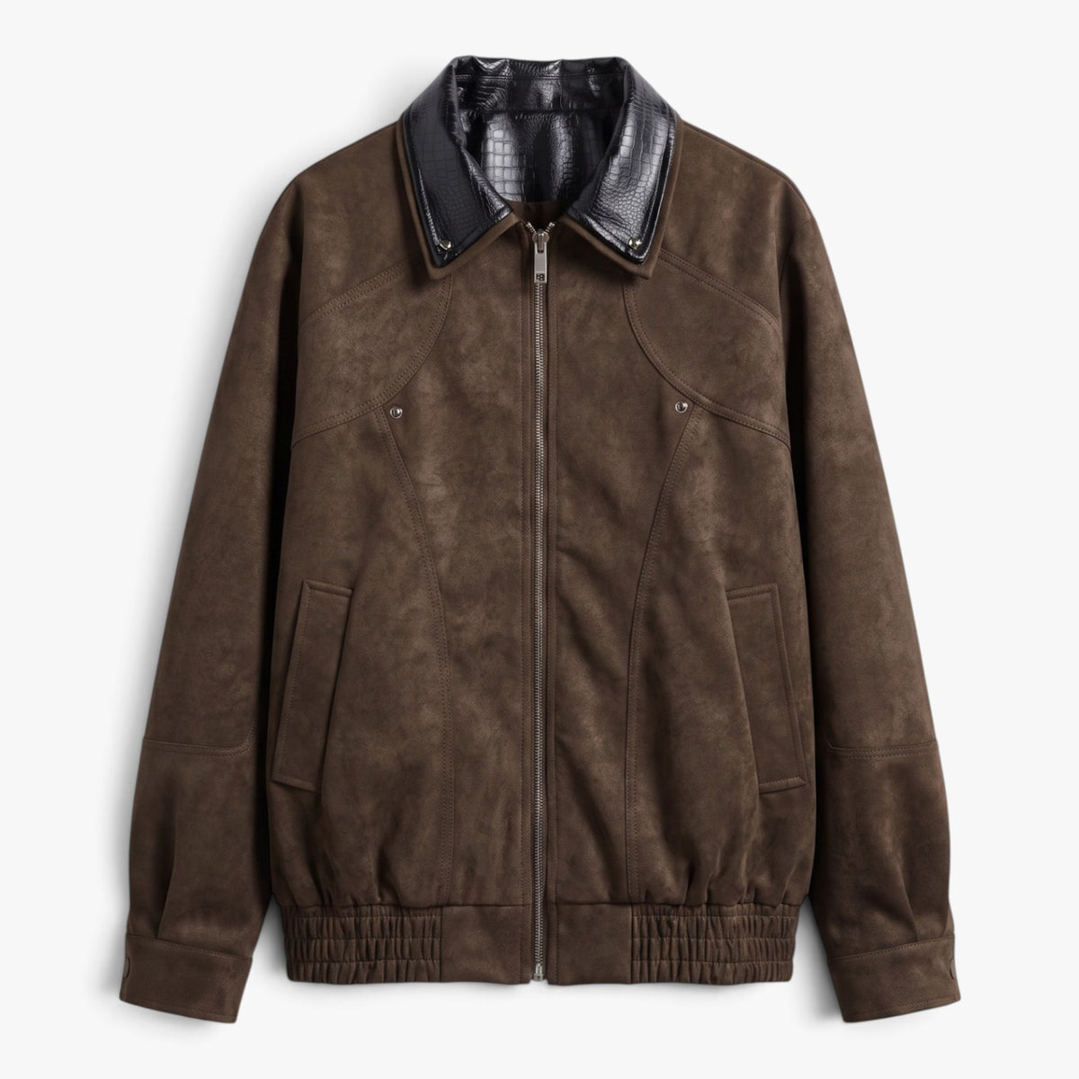 Old Fortune | Herren-Freizeitjacke mit kontrastierendem Kragen