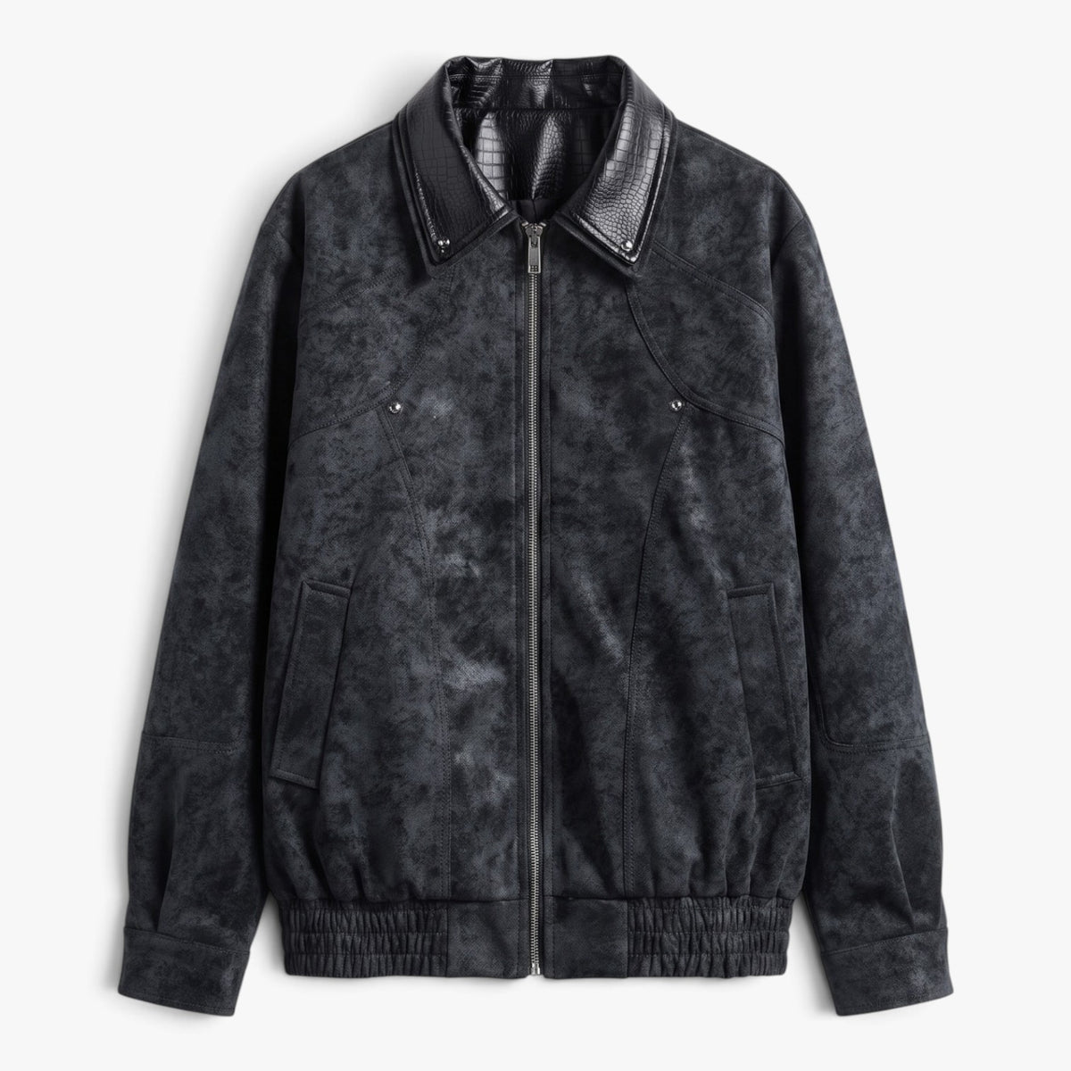 Old Fortune | Herren-Freizeitjacke mit kontrastierendem Kragen