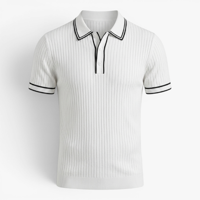 Old Fortune | Men's Knit Polo Shirt