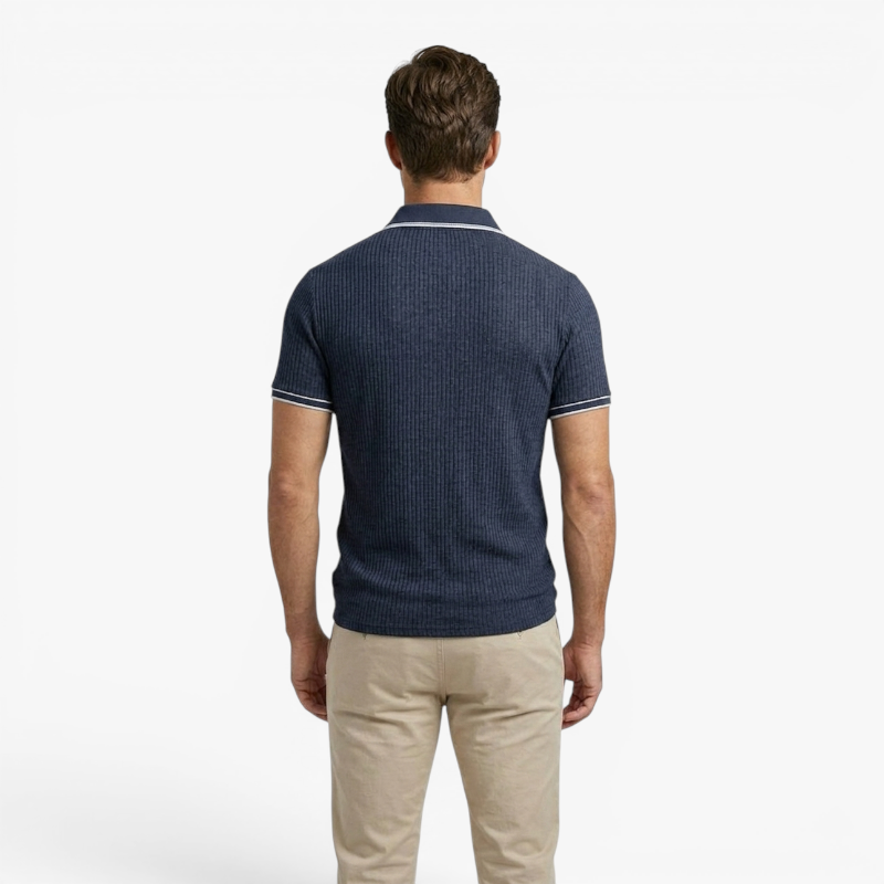 Old Fortune | Men's Knit Polo Shirt