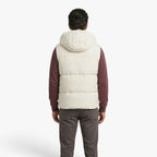 Old Fortune | Gewatteerd vest met capuchon en zakken