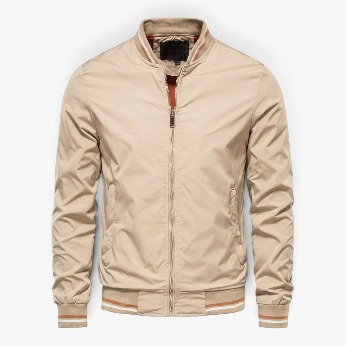 Old Fortune | Herrenjacke mit gerippten Bündchen
