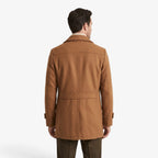 Old Fortune | Men's wool-blend coat with a high collar
