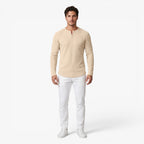 Old Fortune | Herren Langarmshirt mit Knopfleiste