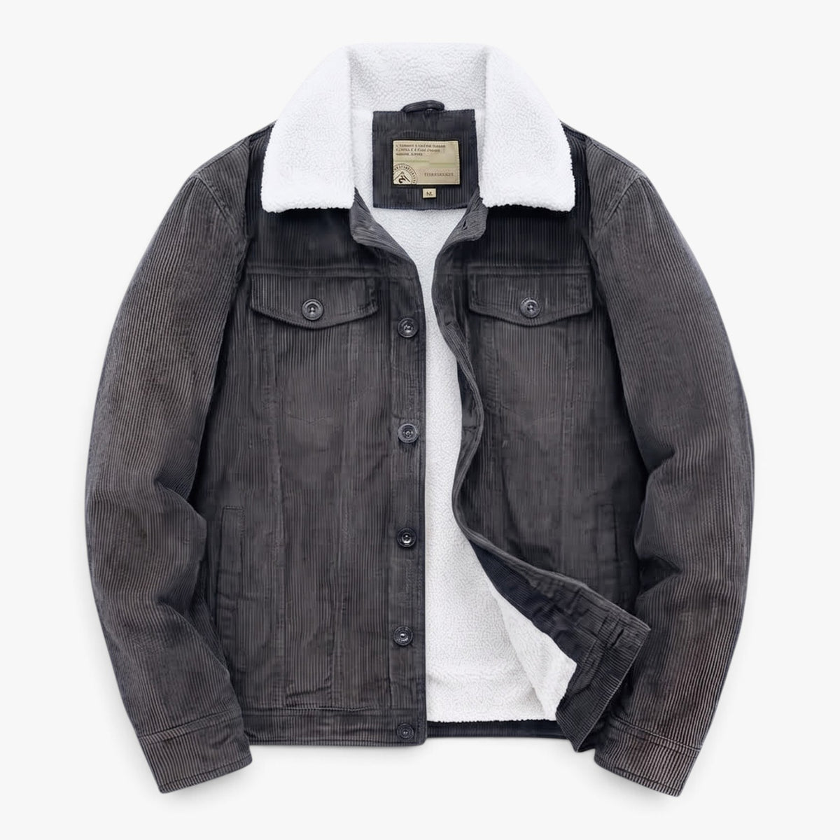 Old Fortune | Herren-Cordjacke mit Kragen
