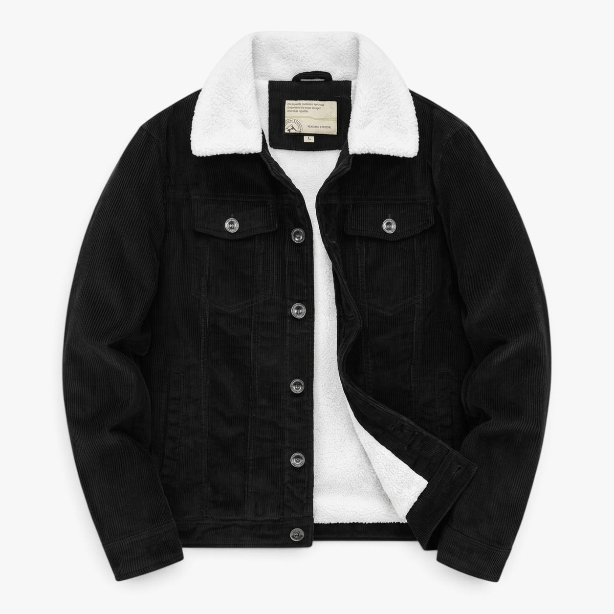 Old Fortune | Herren-Cordjacke mit Kragen