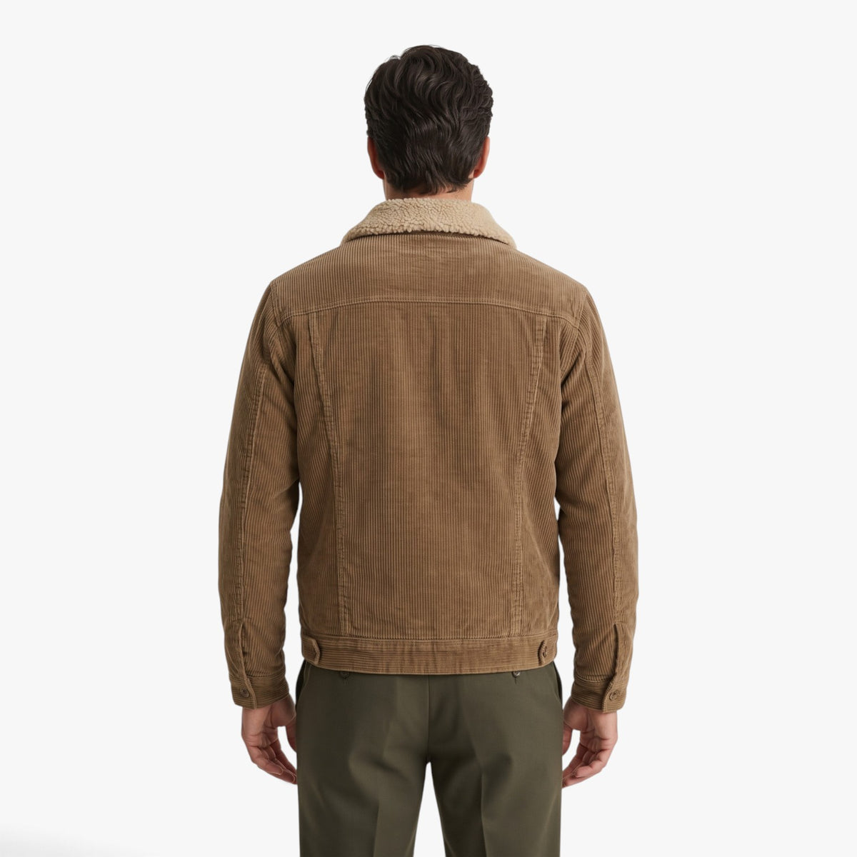 Old Fortune | Herren-Cordjacke mit Kragen