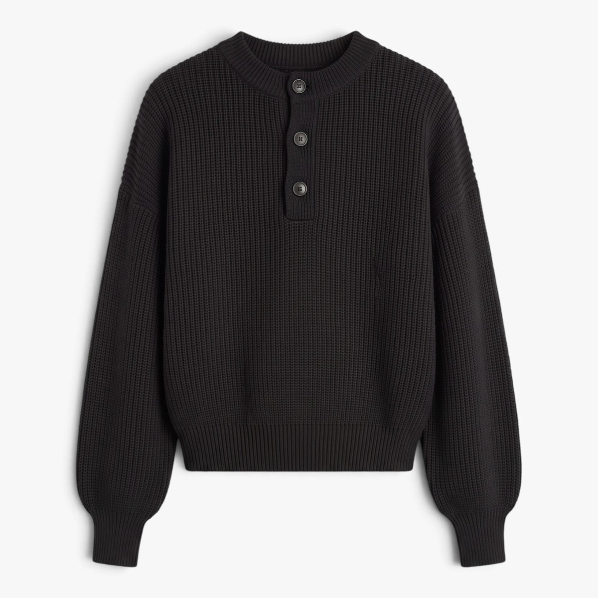 Old Fortune | Herren-Strickpullover mit Verschluss am Hals