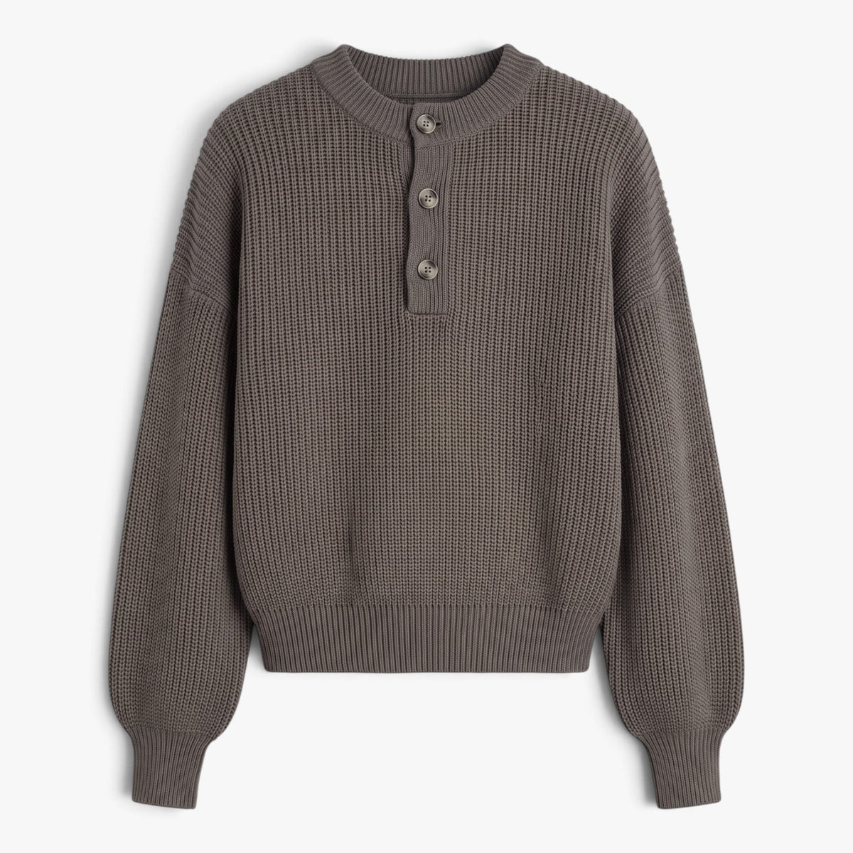 Old Fortune | Herren-Strickpullover mit Verschluss am Hals