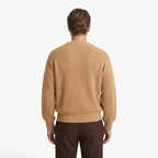 Old Fortune | Men's knitted sweater with a crew-neck fastening