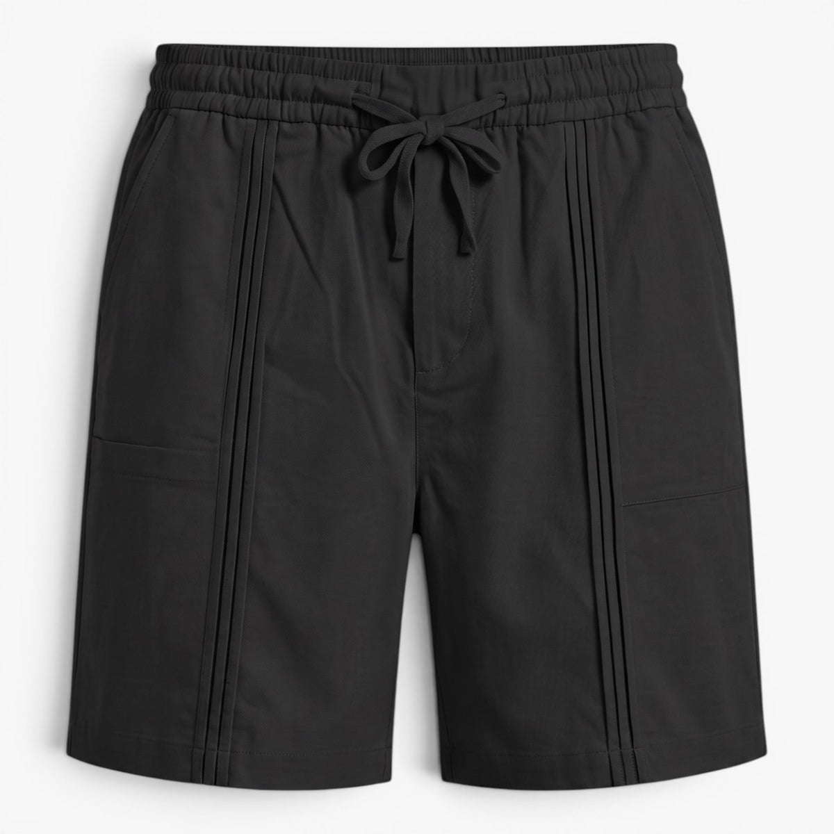 Old Fortune | Herren Leinen-Shorts Amalfi mit dekorativen Nähten