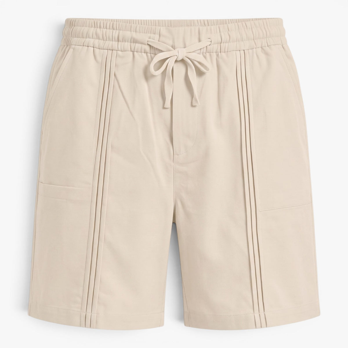 Old Fortune | Herren Leinen-Shorts Amalfi mit dekorativen Nähten