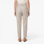 Old Fortune | Damen Elegante Hose mit asymmetrischem Bund und Gürtel