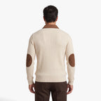 Old Fortune | Herren-Rippstrickpullover mit Reißverschluss