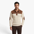 Old Fortune | Herren-Rippstrickpullover mit Reißverschluss