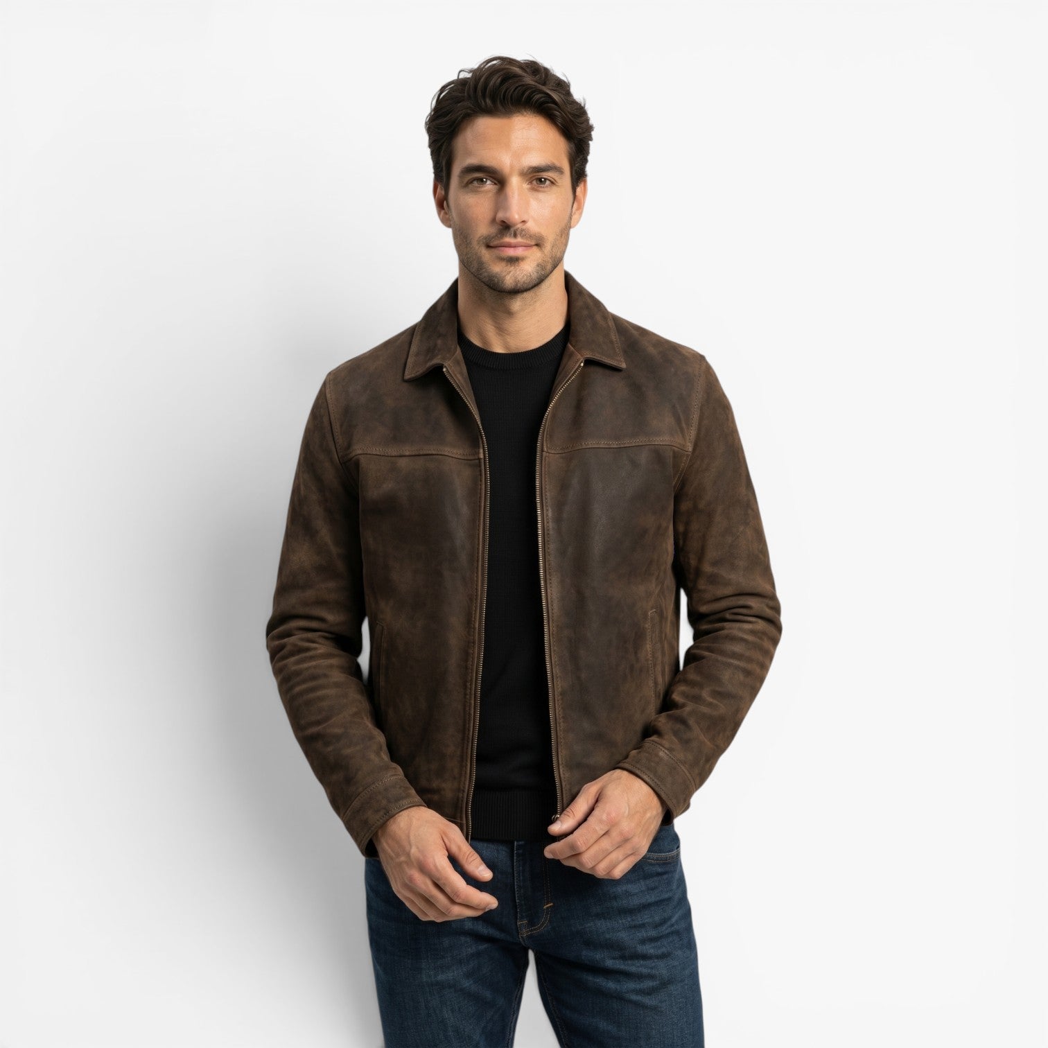 Old Fortune | Herren Vintage Jacke aus Kunstleder