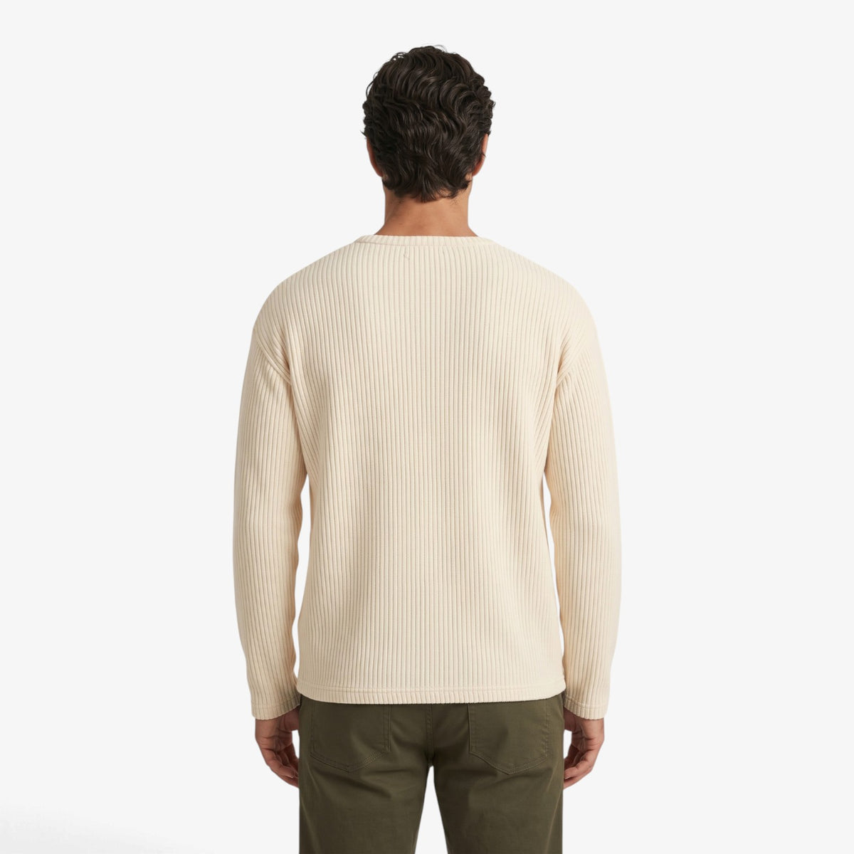 Old Fortune | Herrenpullover mit gerippter Struktur