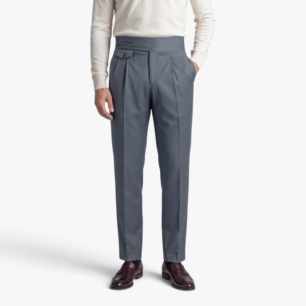 Old Fortune | Men's double-breasted suit trousers