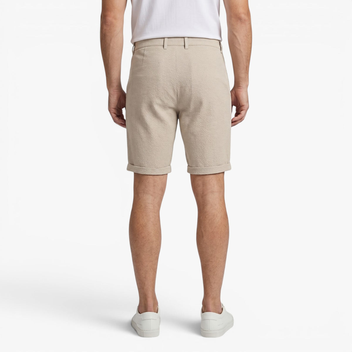 Old Fortune | Herren Texturierte Chino-Shorts Riviera
