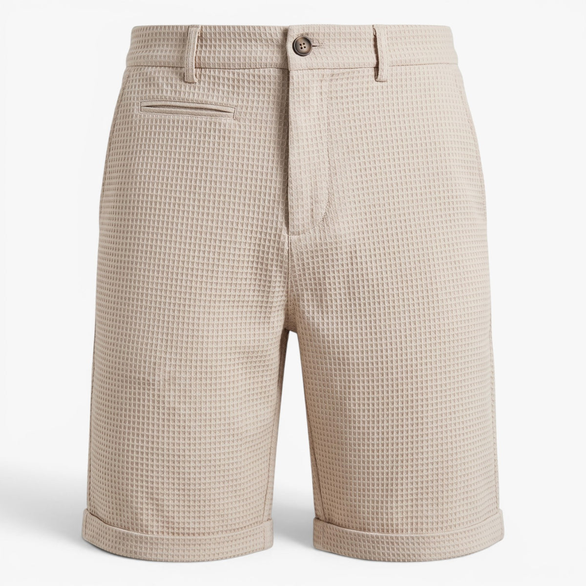 Old Fortune | Herren Texturierte Chino-Shorts Riviera