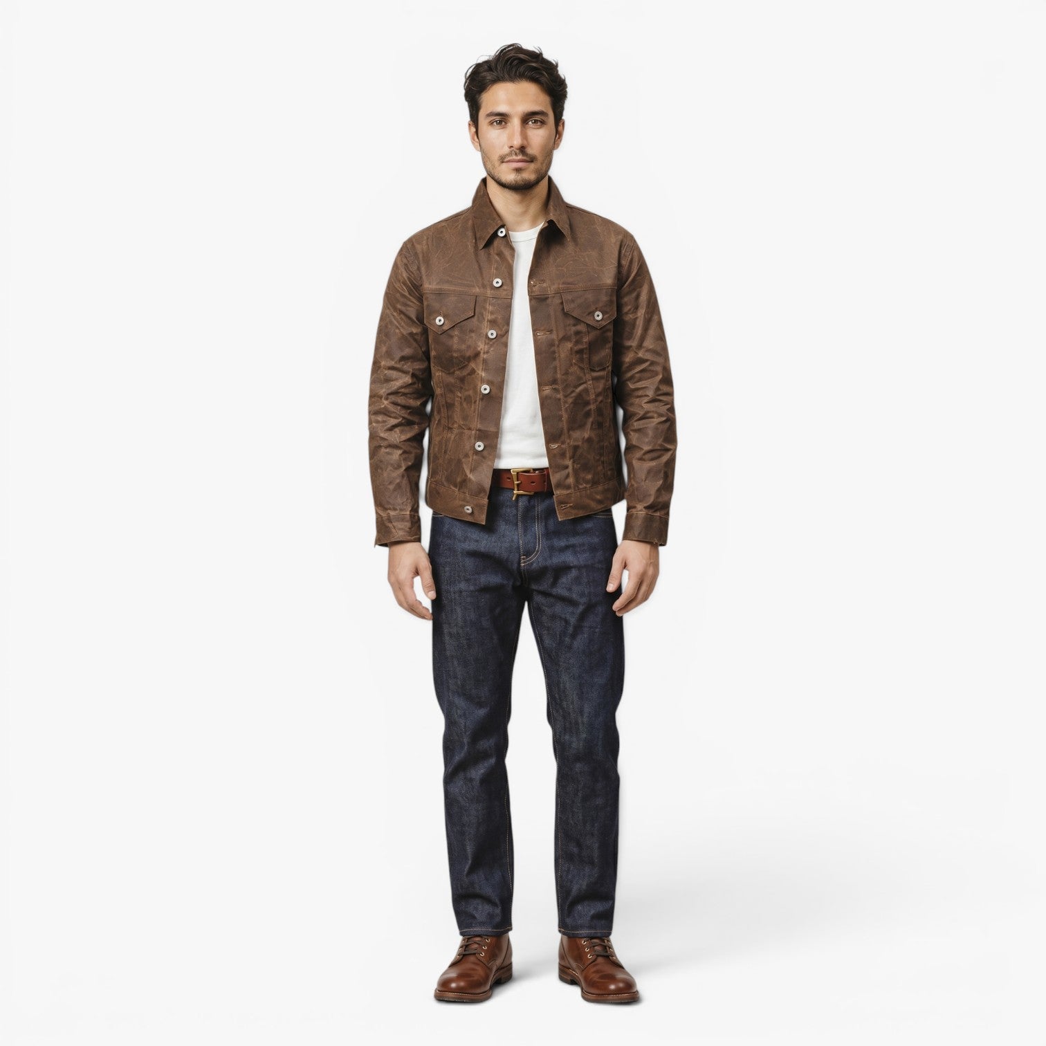 Old Fortune | Herren Vintage Jacke aus gewachster Baumwolle
